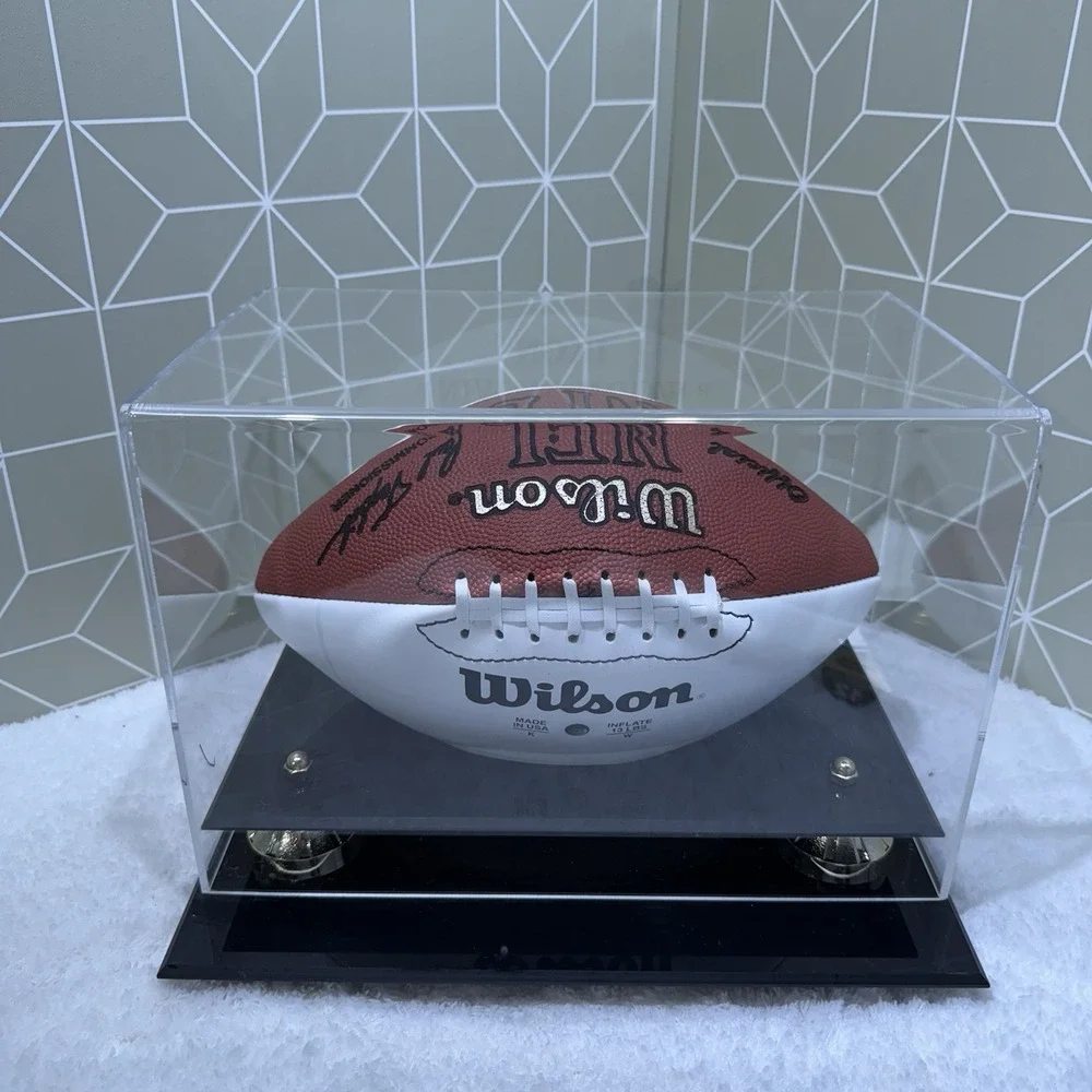 Wilson NFL Football Hand SIGNED / Autographed by NFL Legend TERRY BRADSHAW (HOF)